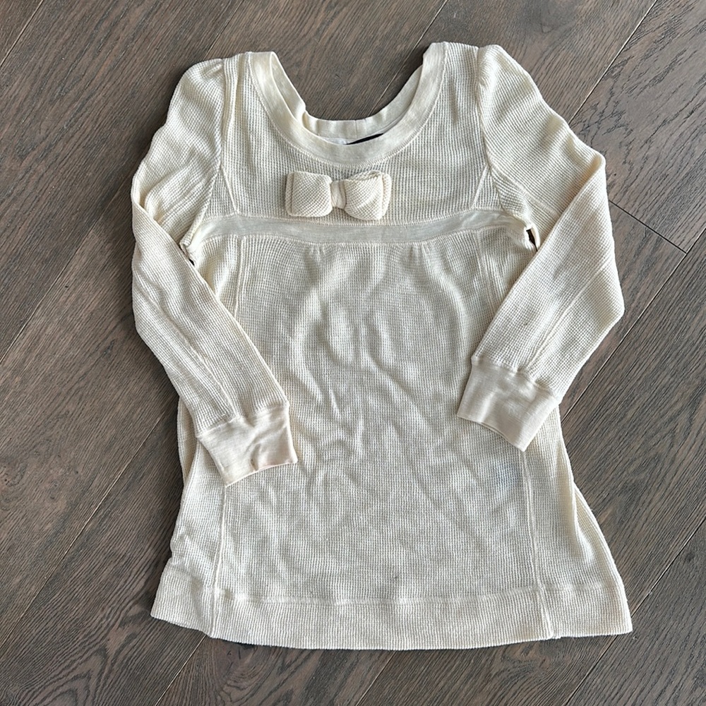 Vintage Marc by Marc Jacobs puff sleeve top with bow detail